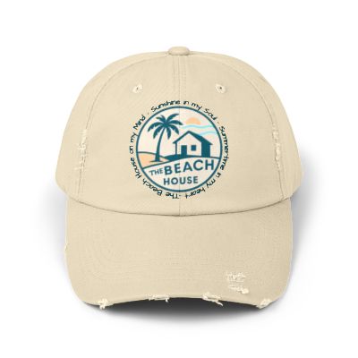 Beach House Destressed Ball Cap